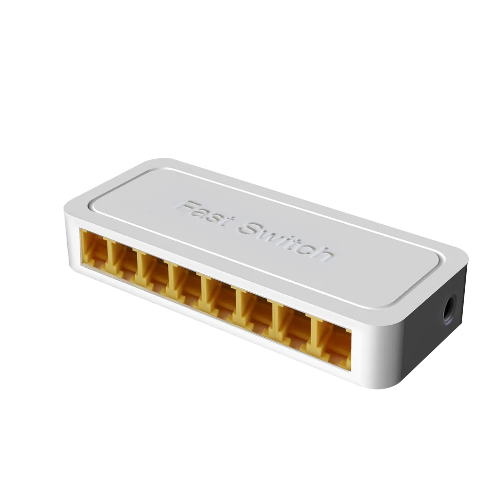 Mini 8 Port RJ45 Fast Switch 10/100Mbps Network HUB LAN Ethernet Desktop Switches