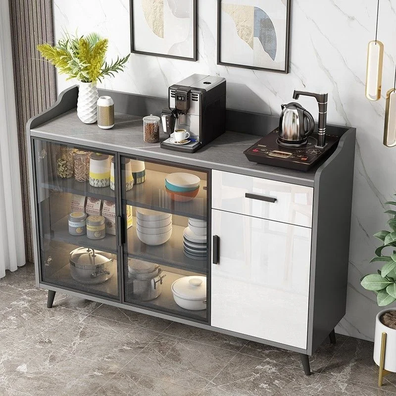 Light Luxury High-End Multi-Functional Storage Cabinet Integrated Kitchen Dining Room for Household Use Kitchen Islands & Carts