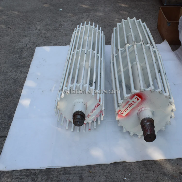 Head/tail reinforced drum of inclined belt conveyor changed direction to drum for engineering machinery equipment