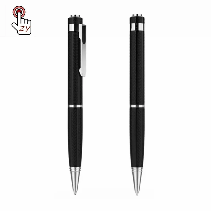 Slim pen type one button control voice recording pen easy portable digital human voice recorder