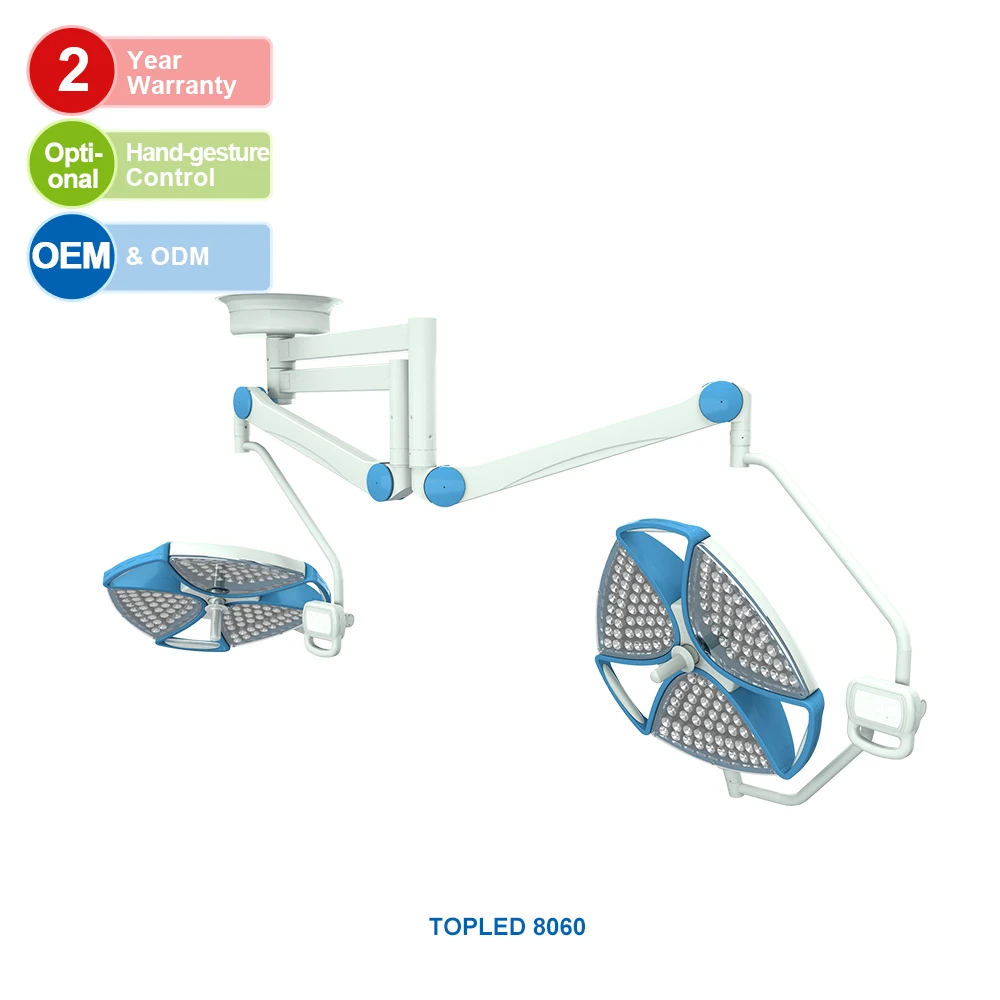 Heal Force OEM Operating room Clinic Surgical surgery light shadowless led lamp TOPLED 8060