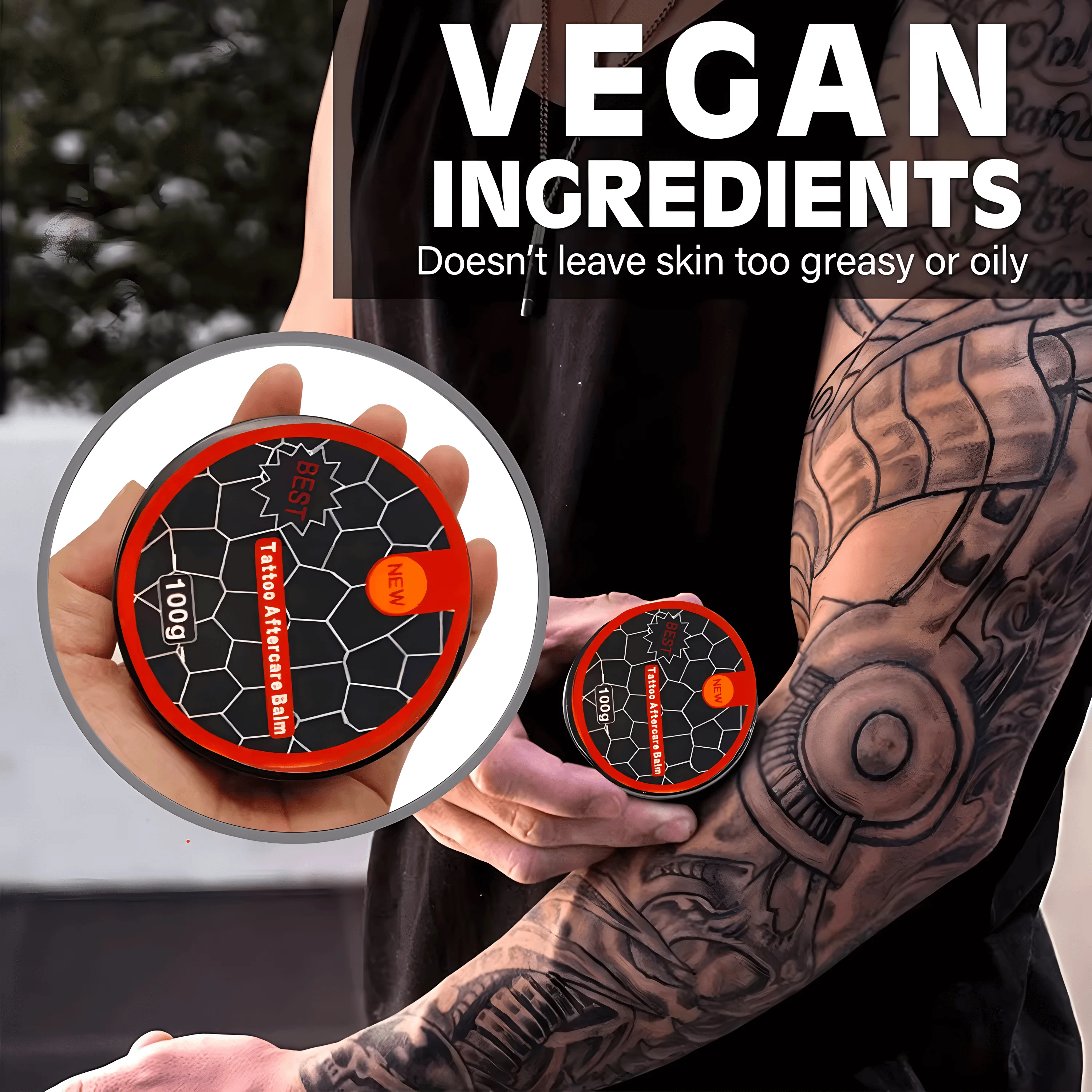 Hadiyah Beauty New Tattoo Aftercare Balm Repairing Cream Butter 100g for  Body Art Tattoo Supply