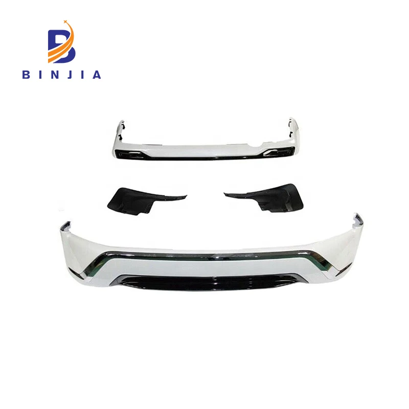 Комплект из полипропилена с губами бампера FrontRear и брызговиками для 2016 Toyota Land Cruiser 200 LC200