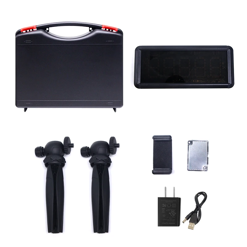 YIZHI Highlight LED Display Single Person Running Race Stopwatch Sprint Training Round-trip Speed Time Test Wireless Laser Timer