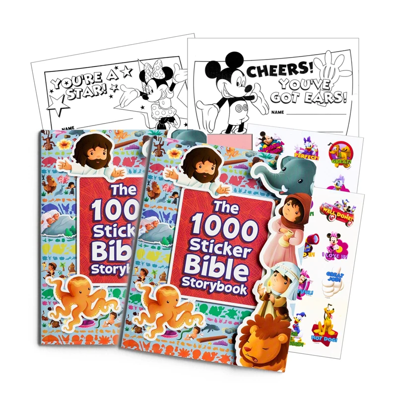 Custom Paper Children Baby Black And White Coloring Toddler Story Book Crayon Spanish Kids Books