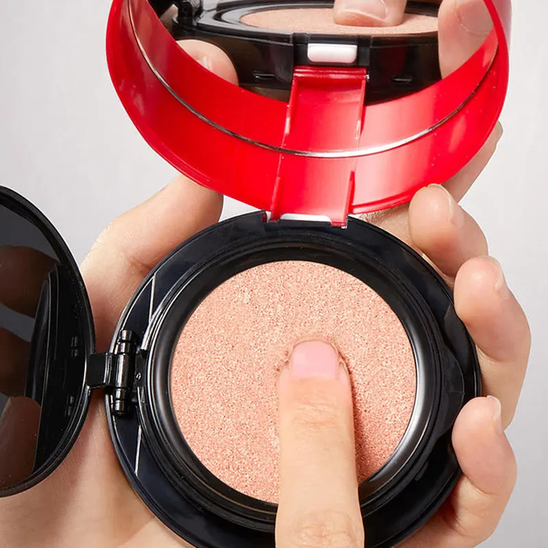 Cosmetics private label high quality waterproof pressed powder air cushion bb/cc cream 2in1 makeup Foundation