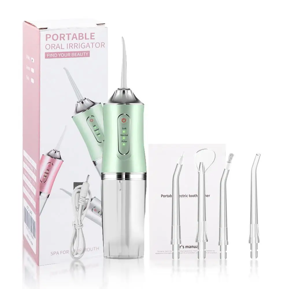 New Hot Selling Smart Dental Portable Electric Water Jet Floss Flosser Dental Cheapest Oral Irrigator for Teeth Clean IPX 6
