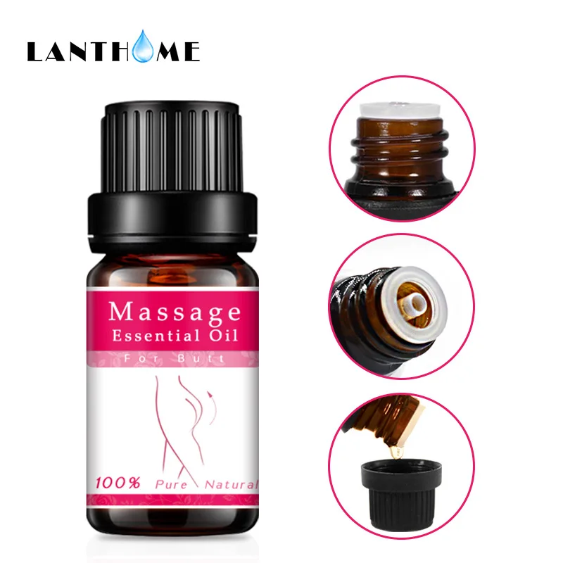 Wholesale Hip And Butt Essential Oil Promote Blood Circulation Hip Development Butt Enlargement Massage Oil10ml