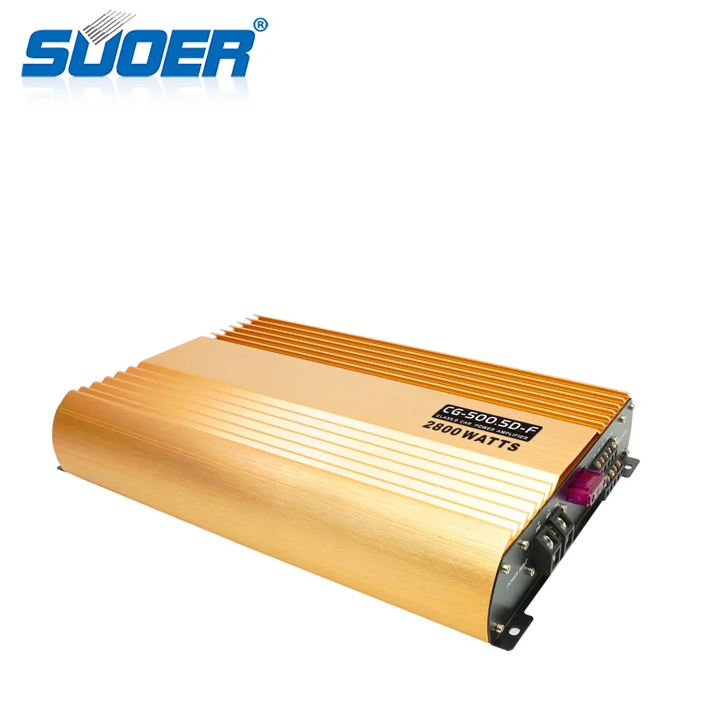 Suoer новый тренд CG-500.5D-F аудио 5 каналов full частота класса D max 2800 Вт автомобильный