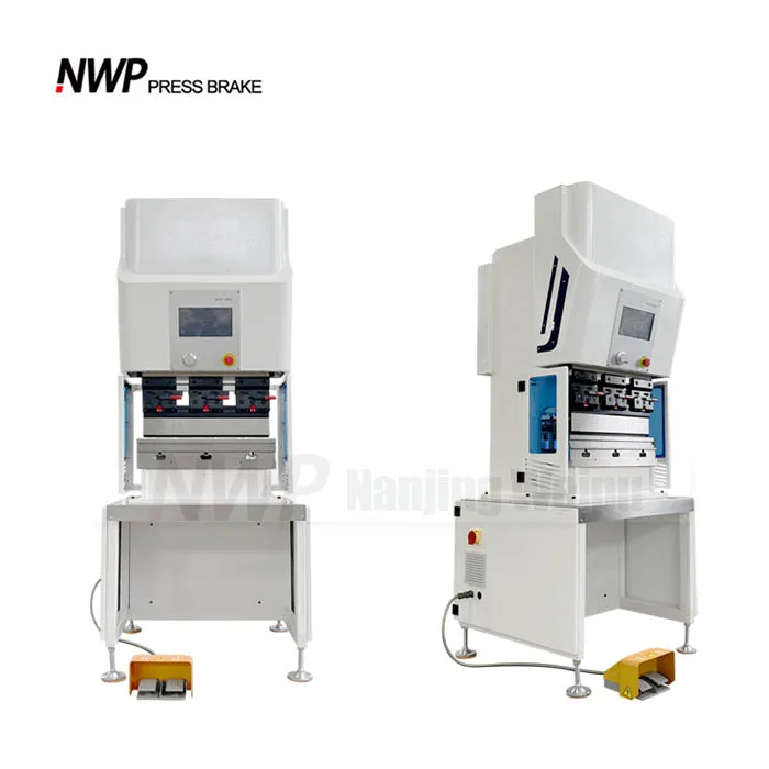 New type mini cnc electric press brake 100mm metal sheet bending folding machine