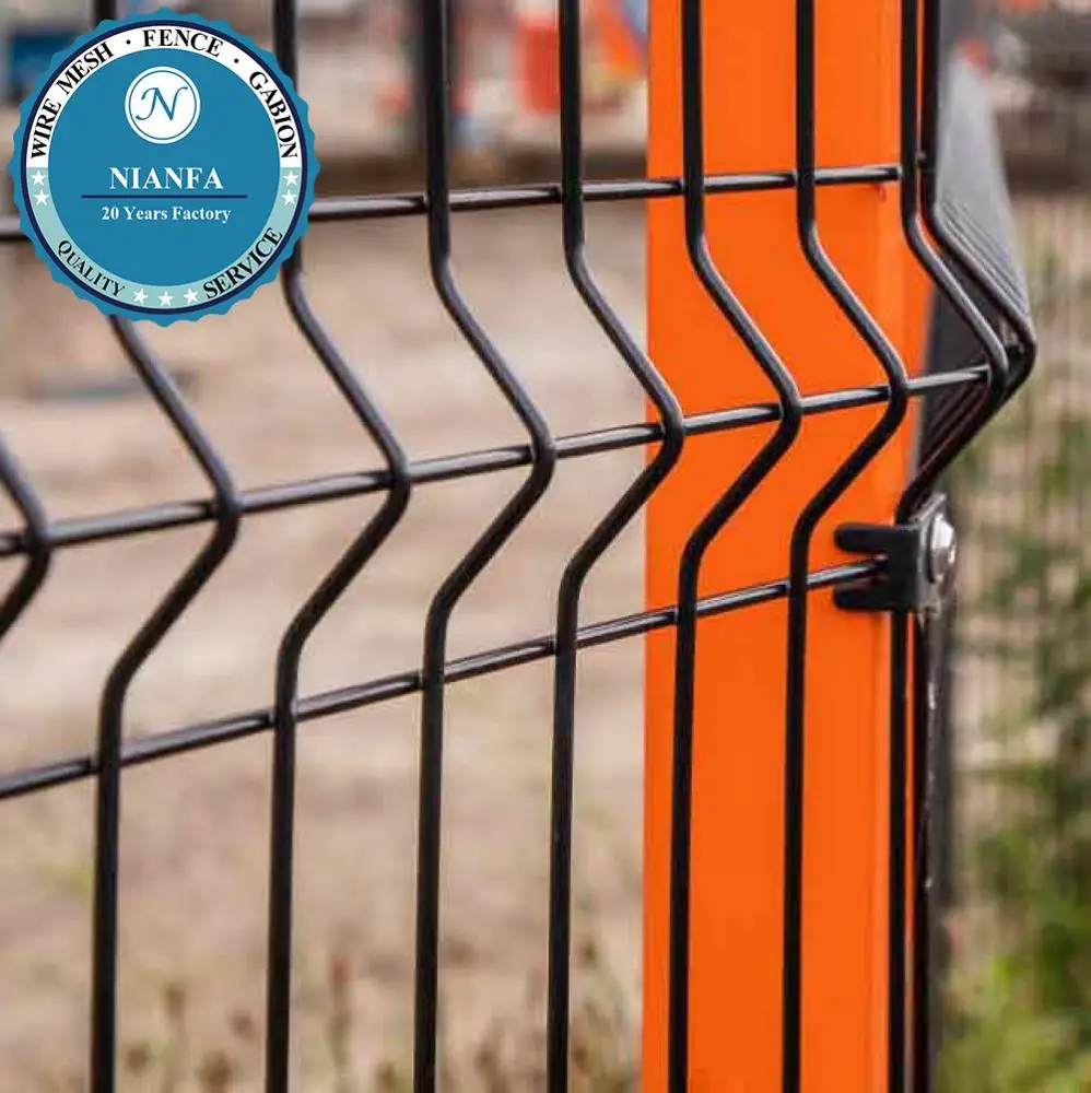 4ft/6ft height workshop fence galvanized welded wire mesh fence (Guangzhou factory)