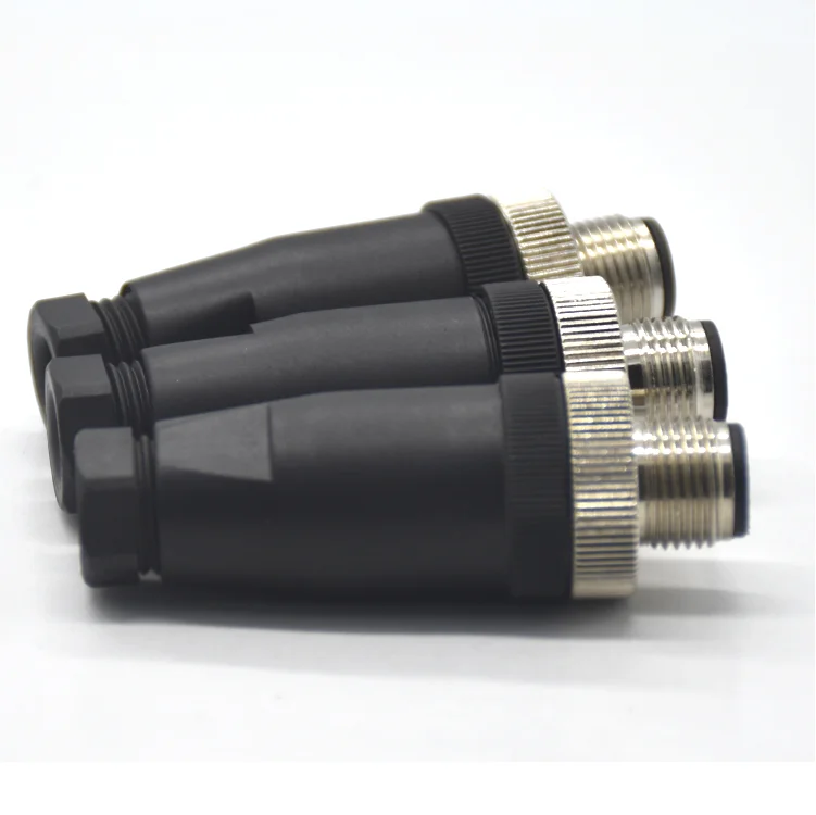 M12 a Code Screw Connector Male Plug Westsam Manufacturers Filed Installation 4/5/8 Pin IP67 Turn Signal Plug 3 Pin Female DIN