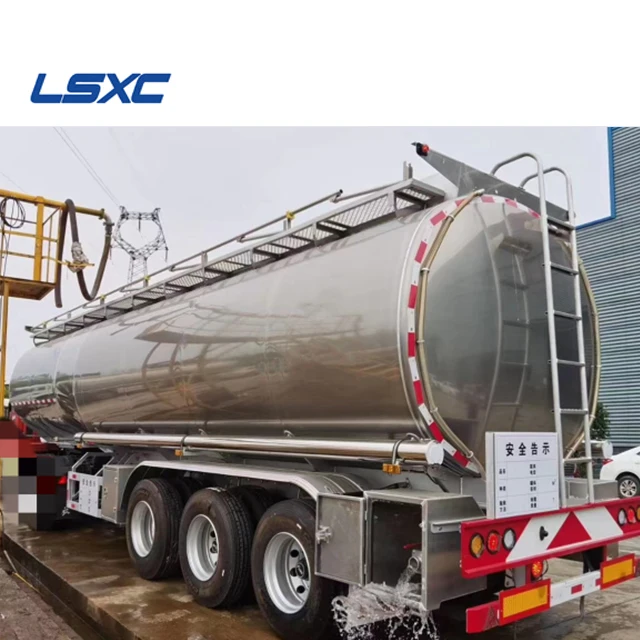 Заводская поставка 3 оси 40000L нержавеющая сталь съедобный водяной танкер