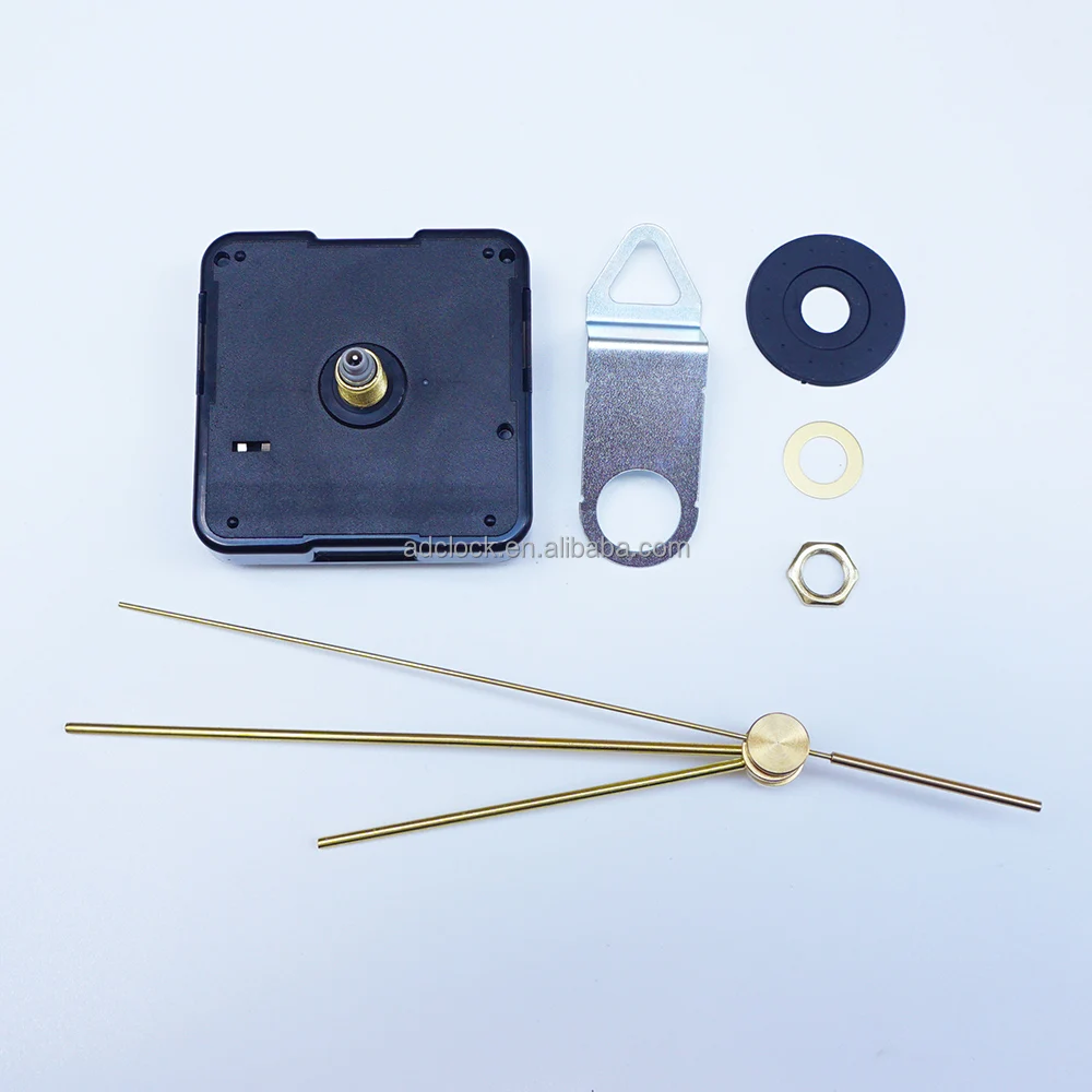 Cylindrical Copper clock needle with silent movement for DIY Clock