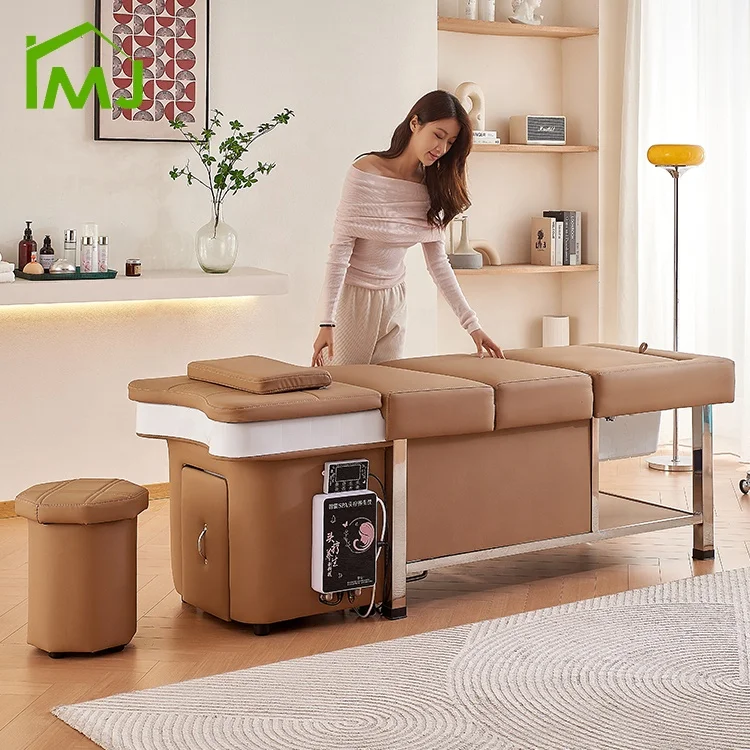 Salon multifunctional headspa thai foot massage table hair washing Shampoo Bed