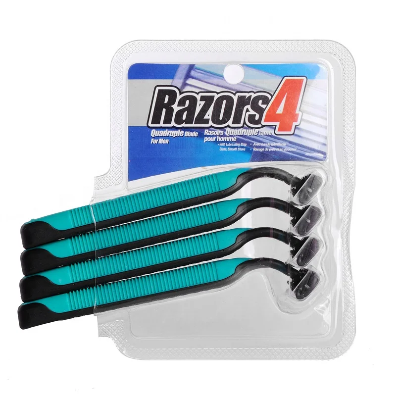 4pcs/set  disposable lady safety eyebrow razor High Quality ldouble edge razor blade for Body Beauty shaver for women