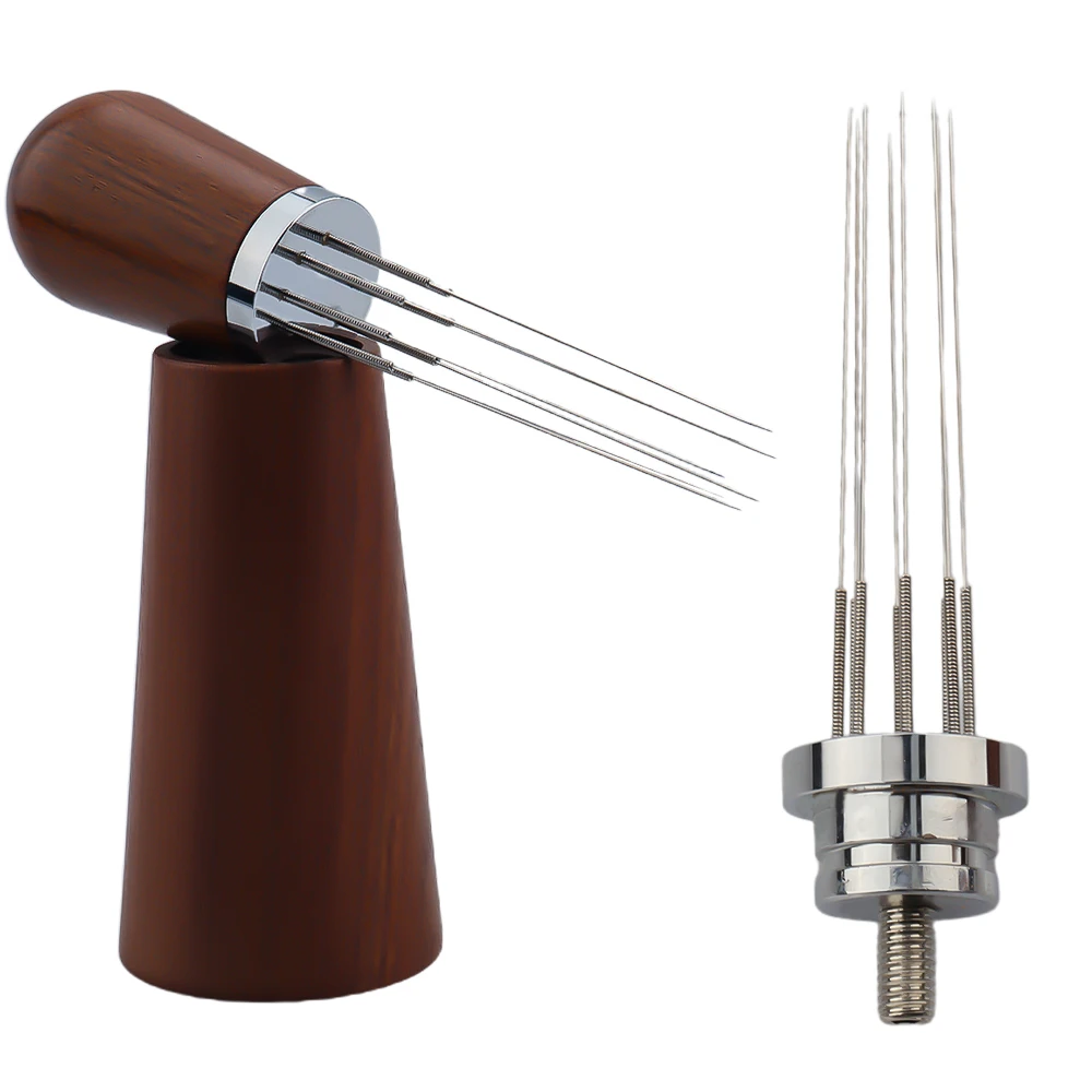 Espresso Coffee Accessories WDT Tools Coffee Needle Distributor 8pcs 0.4mm 304SS Needles Coffee Stirrer