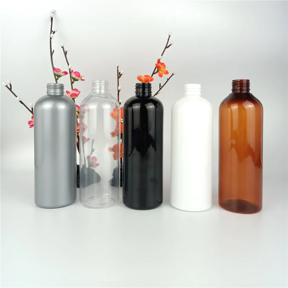 2024 150ml 200ml 250ml PET Colorful  Cosmetic Packaging Bottle with aluminum cover Lotion Container plastic bottle