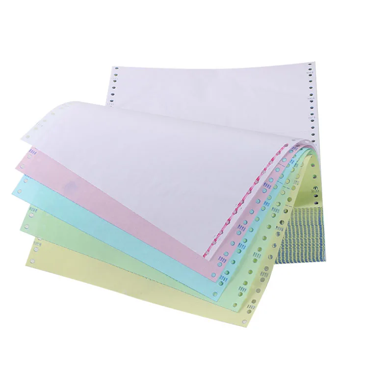 
China Most Popular 6Ply Continuous Computer Printing Paper Carbonless Copy Paper 