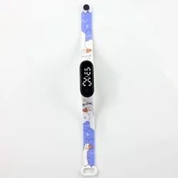 2021 latest design kids mi watch children cartoon printed bangle watch waterproof full printed strap bracelet watch