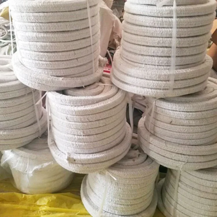 1260 Round Square Twisted Braided Refractory Ceramic Fiber Rope
