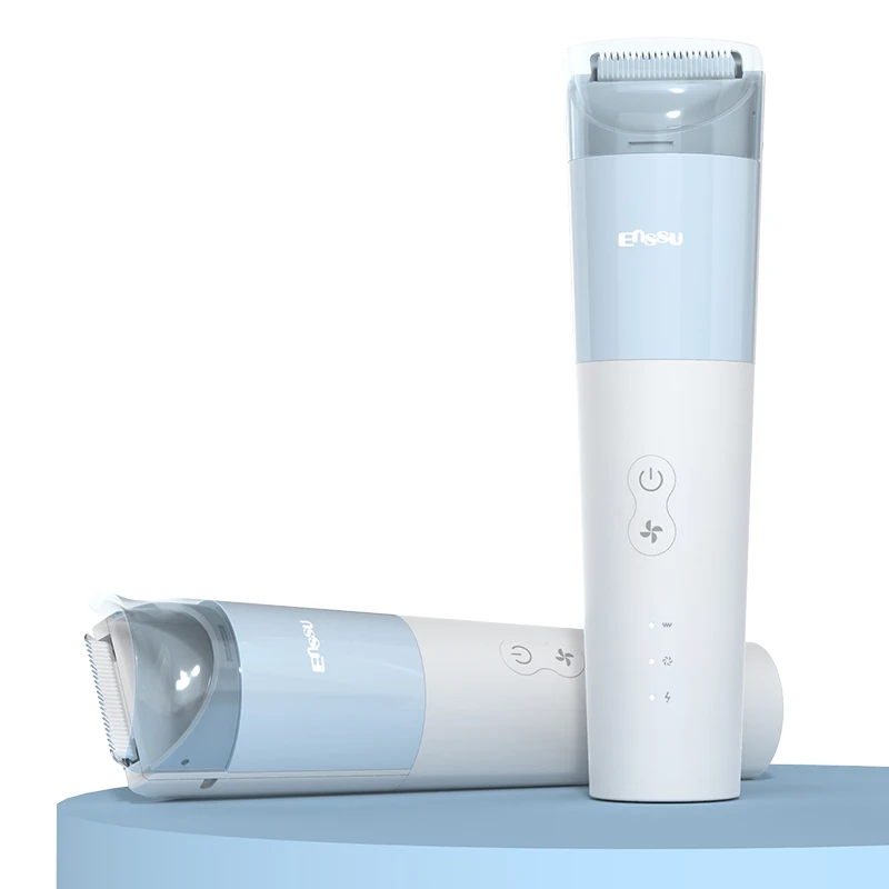 Low Noise Professional Ceramic Blades Hair Clipper Electric Baby Automatic Gather Hair Trimmers For Kids With 3 Comb