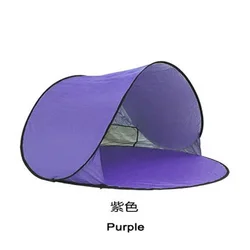 UPF 50+ Easy Pop Up 3-4 Person Beach Tent Sport Umbrella Instant Sun Shelter Tent Sun Shade Baby Canopy