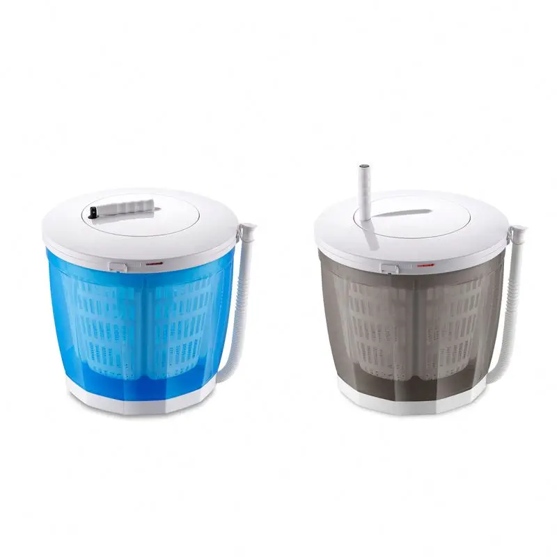 Cheap camping manual mini clothing washing basket with spin dry