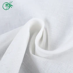 Comfortable plain wholesale linen rayon blend stock rayon fabric with slub for Dress