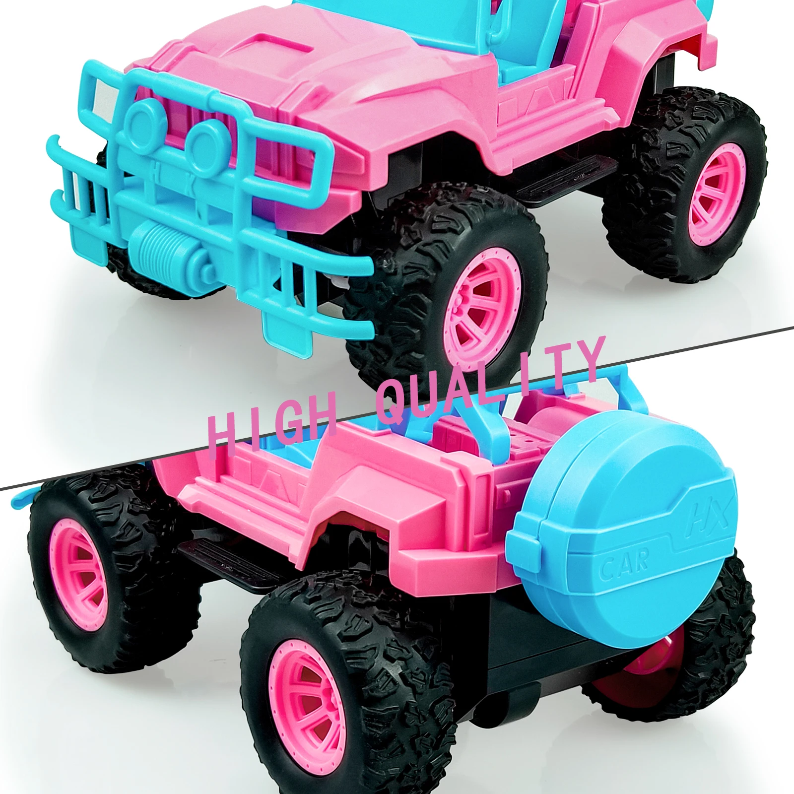 YongnKids 2022 products pink purple USB Plug-in kids toys remote control car remote control robot for girls