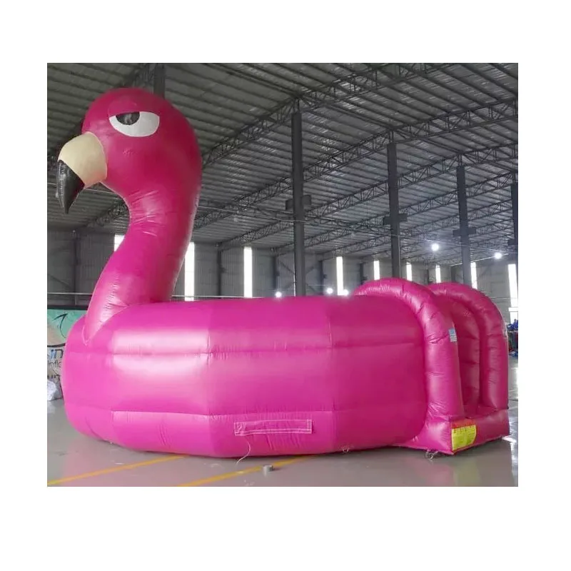 Inflatable Flamingos Bouncer Inflatable Flamingo Bouncing Castle Pink Inflatable Flamingo Ball Pits for Kids