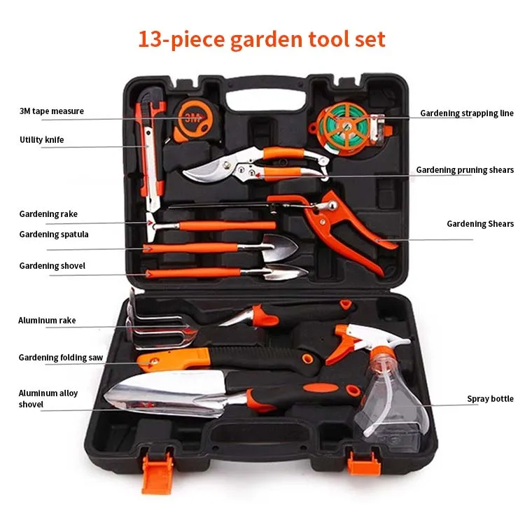 Hardware Toolbox 13 Pcs Garden Tools Combination Set Garden Tools Custom Logo
