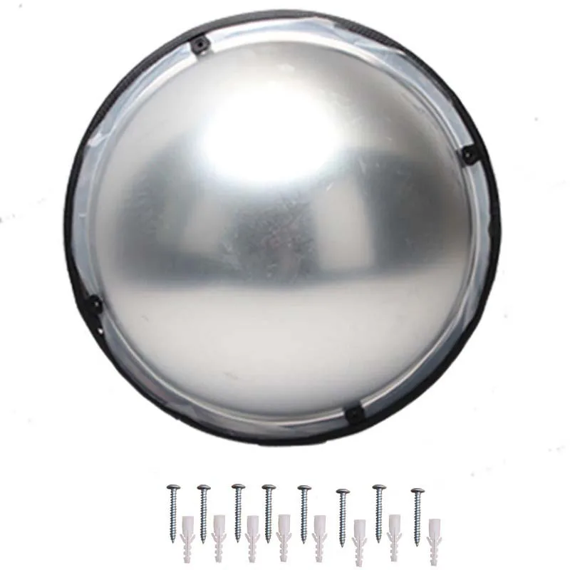 Outdoor Acrylic Road safety products Parking Lots Corner Reflective acrylic convex mirror dome
