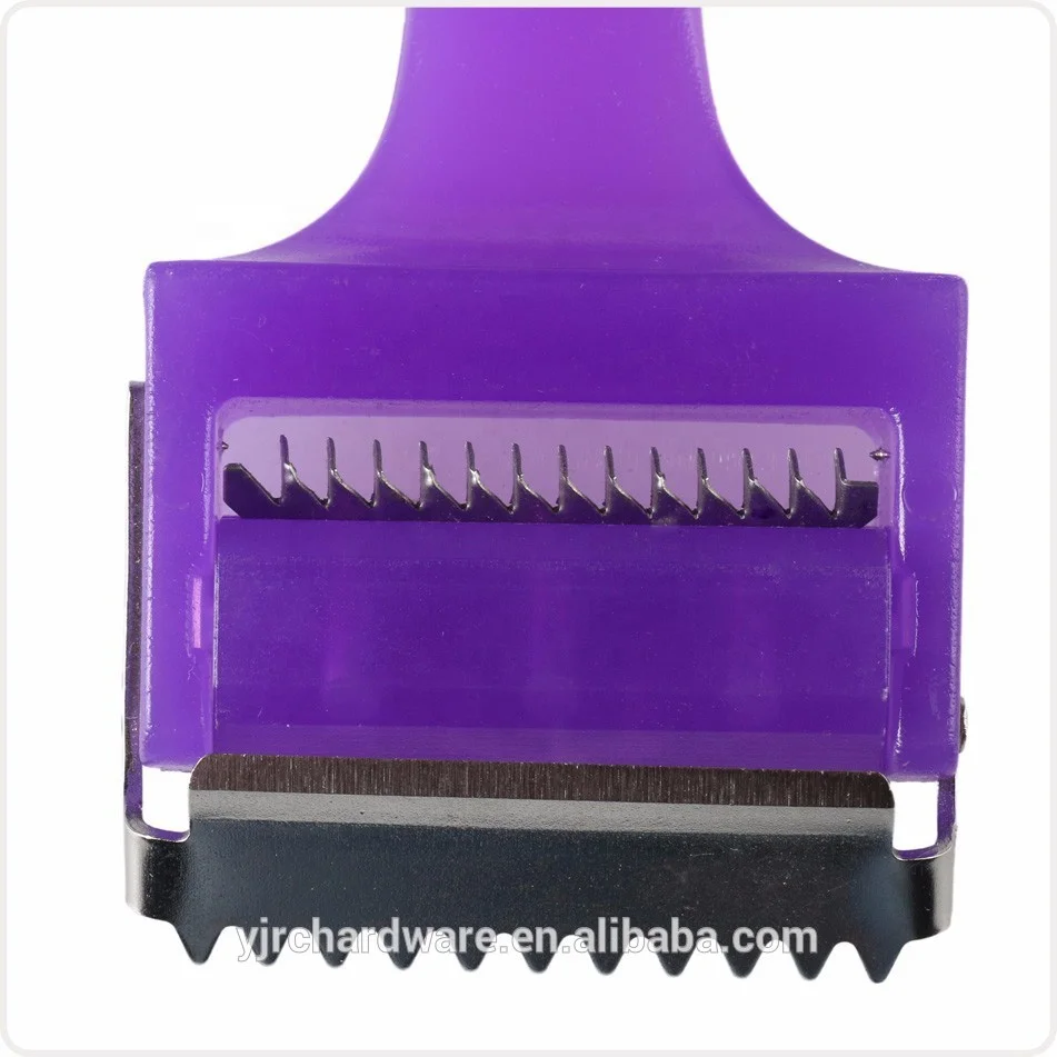 Custom Kitchen Gadgets Cucumber Carrots Potato Skin Premium Quality Swivel Multi Vegetable Peeler Purple Stainless Steel Support