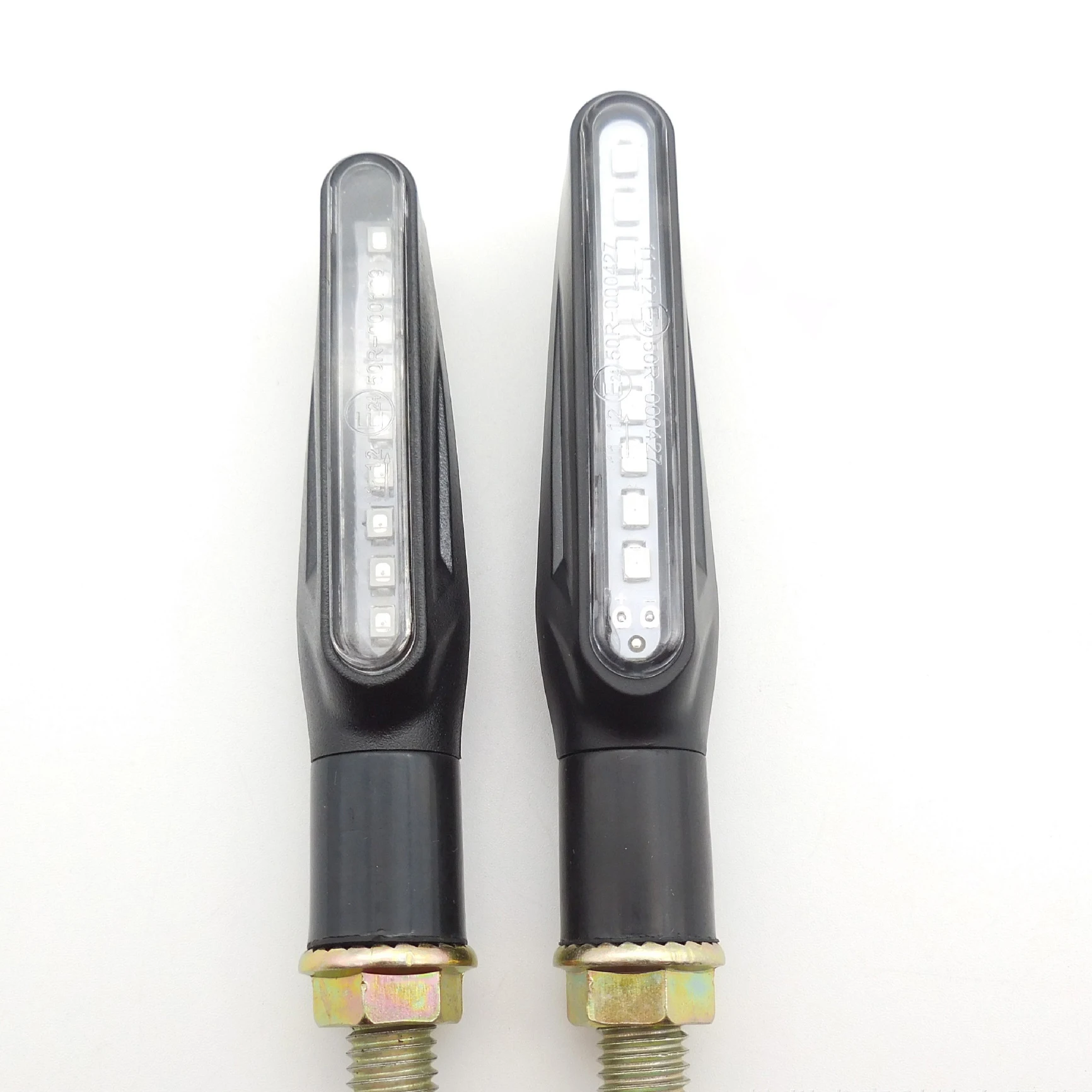 E24 Waterproof sequential turn light 9 LED Indicators motorcycle Turn Signal lights Motorcycle Mini Indicator blinker