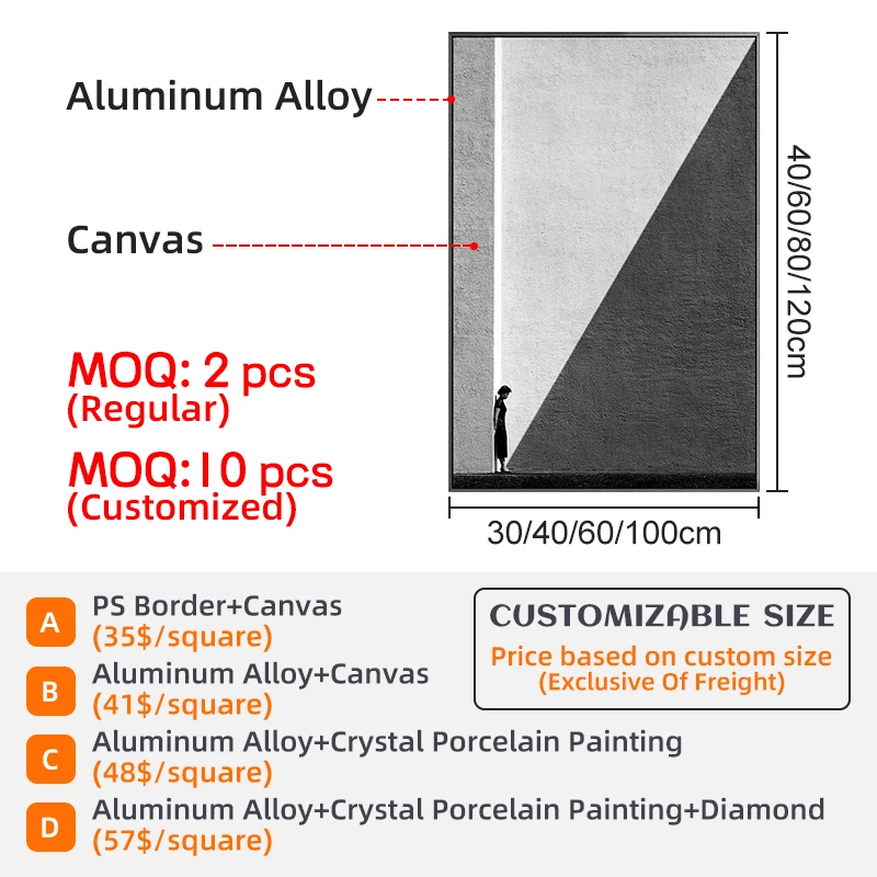 Canvas Printing Custom Flower Pop Print Abstract Living Room Paintings Decorative Picture Painting Wall Art