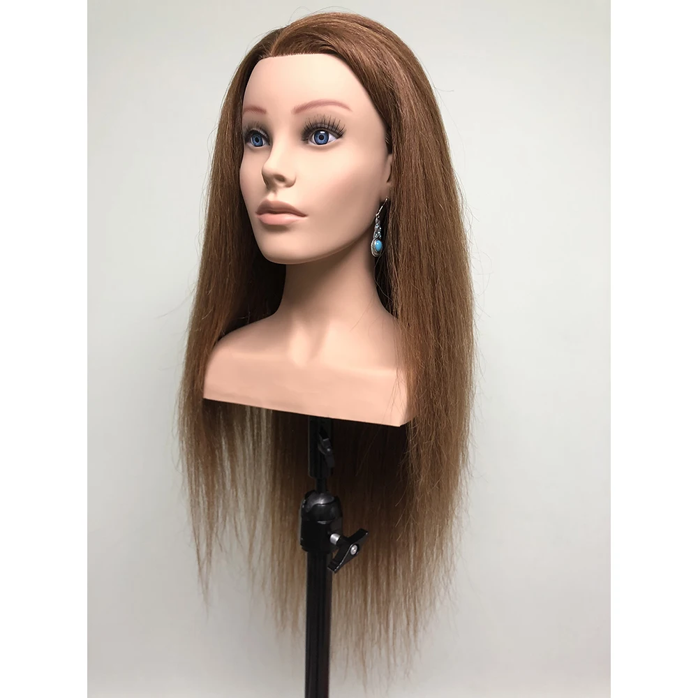Wholesale price europe face training mannequin head with shoulder for hairdresser