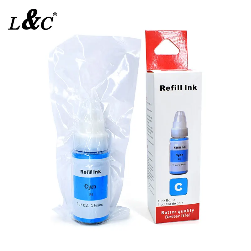 GI990 GI 990 GI-990 Premium Universal Compatible Bulk Water Based Dye Ink Refill Ink for Canon PIXMA Inkjet Printer G1310/G3310