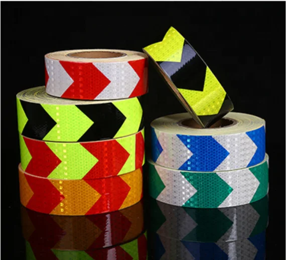 Sticky reflector for vehicles reflective sticker for trailers dot reflective belt