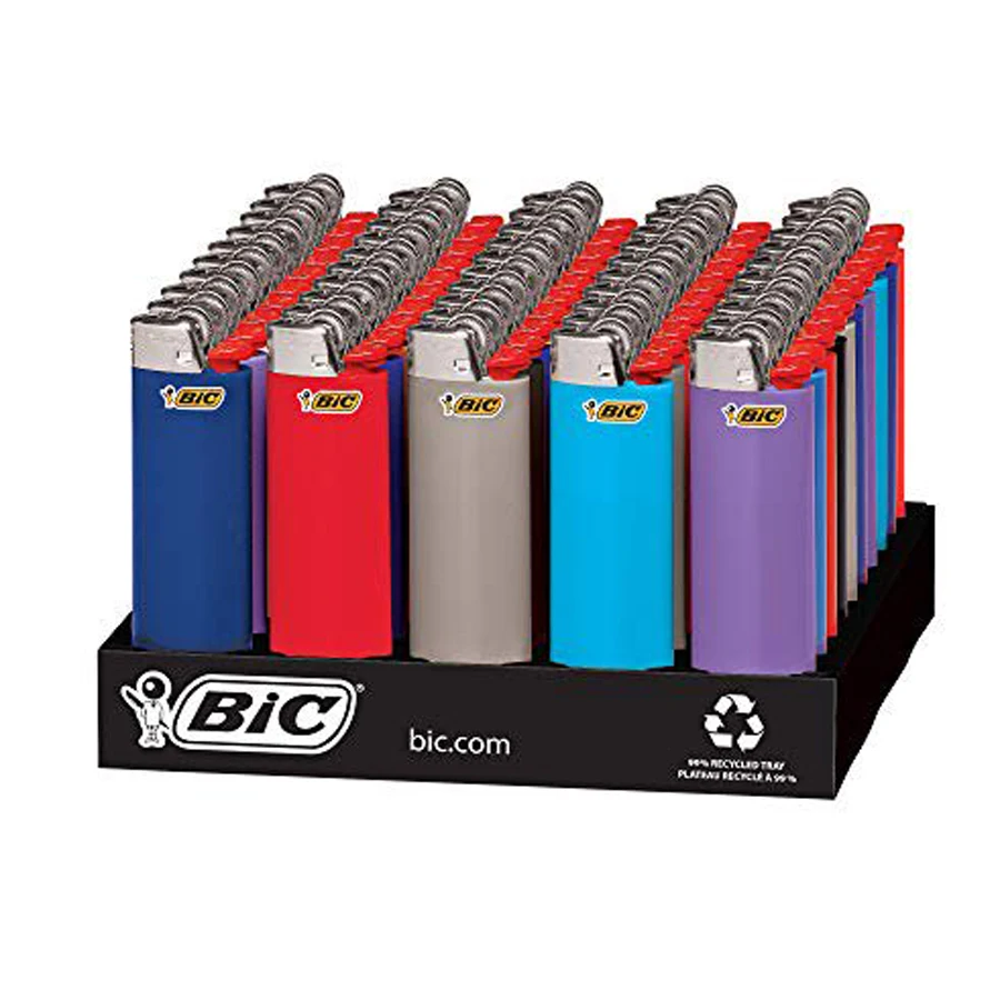 BIC газовые зажигалки J25 J26 лоток 50 шт. Классическая одноразовая Зажигалка Франция