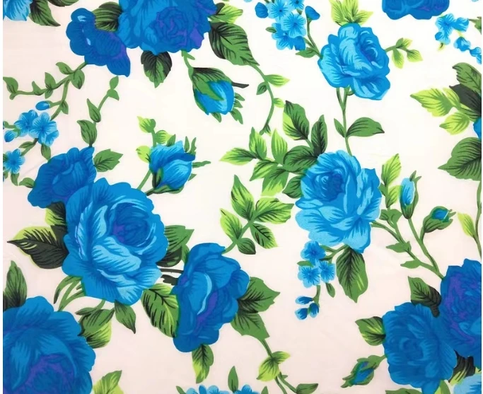 100% Cotton Poplin Printed Woven Fabric    for dress  Combed Fabric for Children Kids Baby Clothing