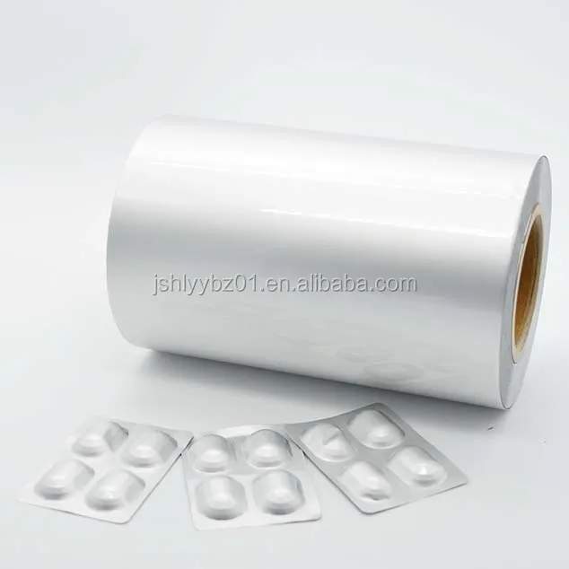 Cold Form Alu Alu Foil for Pharmaceutical Pills Tablets Capsules Blister Packaging Roll Soft Coated Pharmaceutical Factory