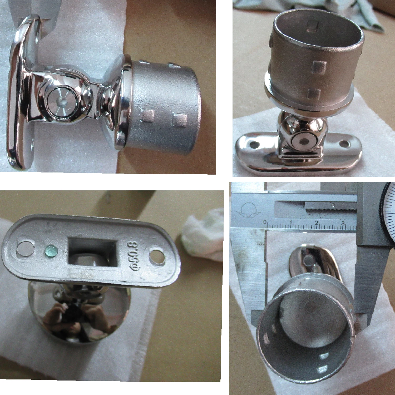 Stair Accessories Hardware Support 38.1/42.4/50.8mm Tude  handrail bracket