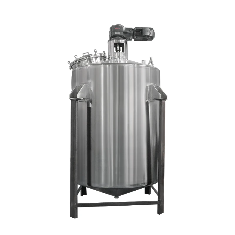 For sale stainless steel small mayonnaise stirring tank industrial jacket chocolate melting tank with mixer machine