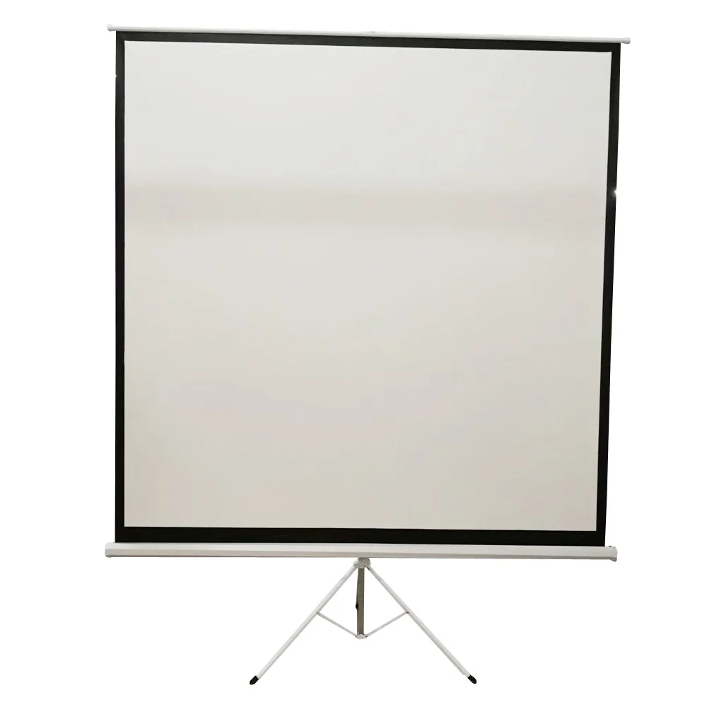 Штатив 100 дюйма 4:3 матовый белый ручной выдвижной экран для кино штатив экран для проекции/экран для проектора по конкурентоспособным ценам
