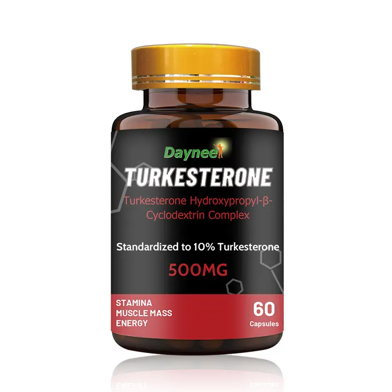 Healthcare supplements Turkestanica Extract Powder 10% 500mg/60capsules/Bottle custom Turkesterone Capsules