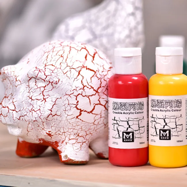children fun paint  Crackle acrylic paint set