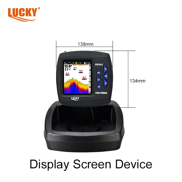 Lucky FF918C-WL Remote Control 500m/ 980ft Wireless Operating Range Boat fishing  Fish Finder ff918