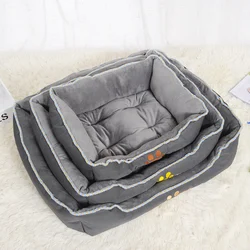 2017 new model oxford material pet beds for dog anti bite cat house supplier wholesale sleep bed for pet