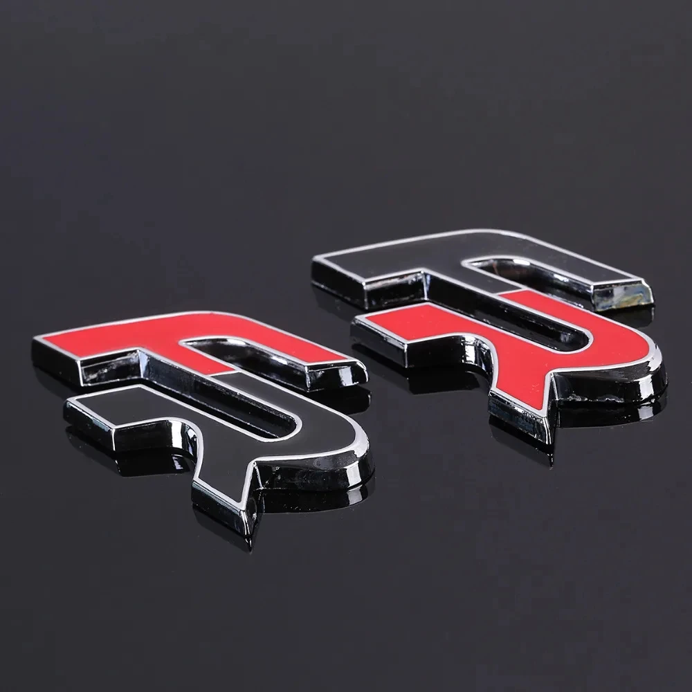 Custom Chrome 3d Abs Emblem Sticker Auto Lettering Logo Emblem Badge With Adhesive